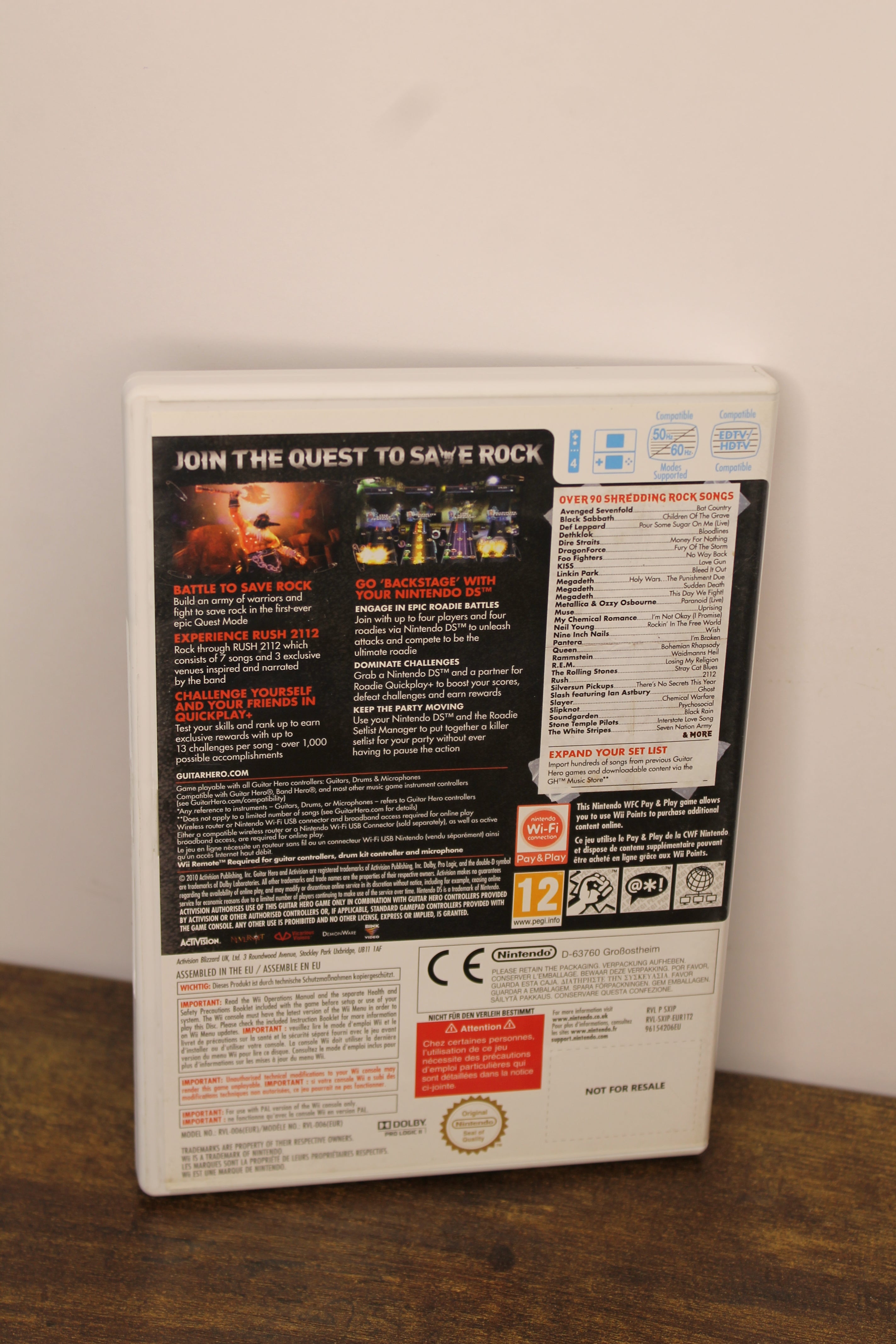 Guitar hero warriors of rock